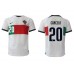 Tanie Strój piłkarski Portugalia Joao Cancelo #20 Koszulka Wyjazdowej MŚ 2022 Krótkie Rękawy